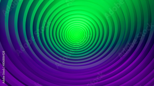 Abstract purple and green banner background with swirl texture, copy space for text