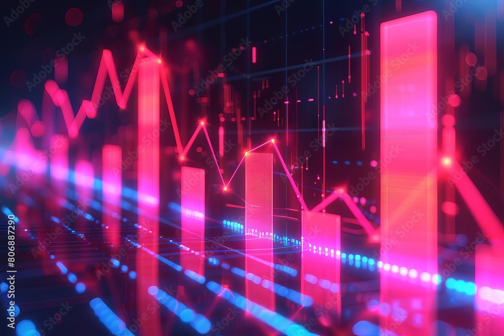 rising financial graphs and corporate imagery depicting business growth and success 3d illustration rising financial graphs and corporate imagery depicting business growth and success 3d illustration