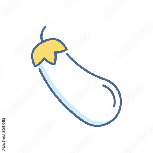 Eggplant  vector icon