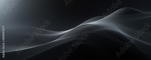 Black defocused blurred motion abstract background widescreen with copy space texture for display products blank copyspace for design text 