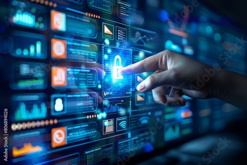 Enhance cybersecurity measures in enterprise environments with secure APIs and encryption technology, utilizing password protection and secure communication protocols for robust protection. © Leo