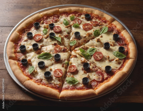 Un'esplosione di gusto e tradizione: la pizza si distingue per la sua autenticità e bontà.