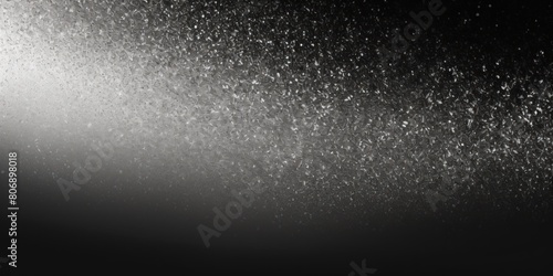 Black white spray texture color gradient shine bright light and glow rough abstract retro vibe background template grainy noise grungy empty space with copy space