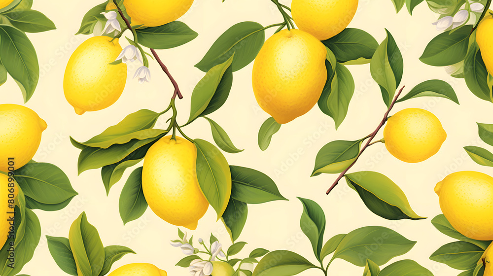 Digital yellow lemons patterns abstract graphic poster background Digital yellow lemons patterns abstract graphic poster background