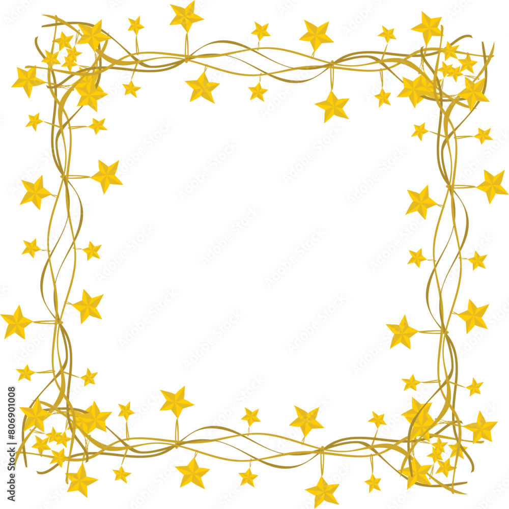 Christmas wreath gold illustration on transparent background.
Christmas wreath gold illustration on transparent background.