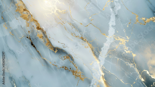 Luxurious gold veins pattern a marble texture, evoking elegance and opulence.