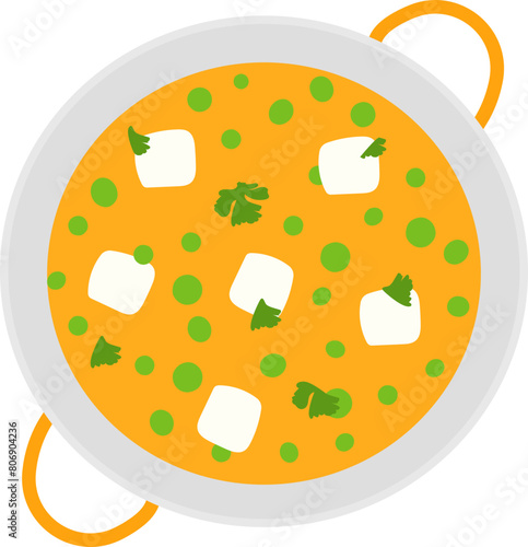 Matar Paneer Curry