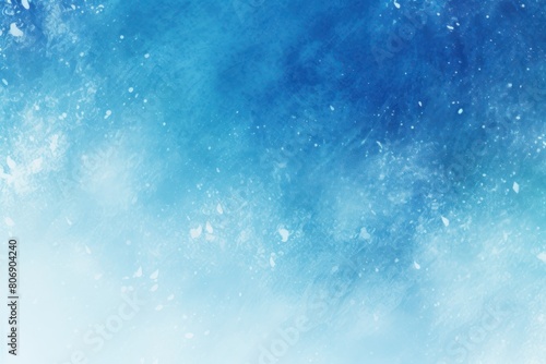 Blue white spray texture color gradient shine bright light and glow rough abstract retro vibe background template grainy noise grungy empty space with copy space