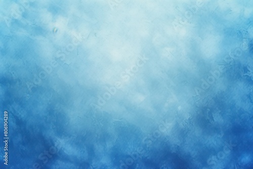 Blue white spray texture color gradient shine bright light and glow rough abstract retro vibe background template grainy noise grungy empty space with copy space © Lenhard