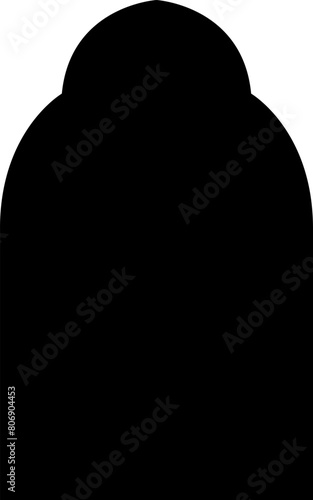 Arabic shapes, windows and arches. Traditional ornamental banner, frame. Muslim holidays, Ramadan Kareem. Modern eastern architecture. Vector illustration.