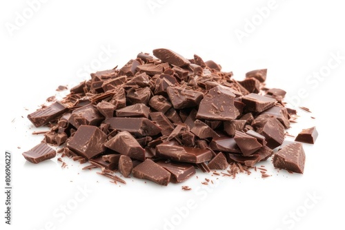 view of an black crushed chocolate