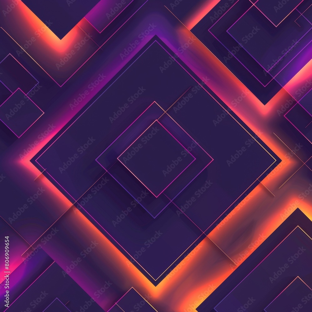 Glowing Squares Background Illustration Glowing Squares Background Illustration