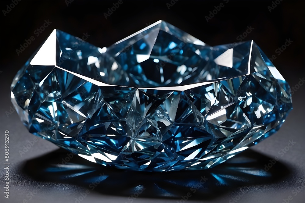 Brilliant Diamond Jewelry Luxury Gemstone with a Shiny Blue Crystal, Precious Gemstones Isolated Diamond with Shimmering Light and Luxury, Fashionable Jewelry Shiny Crystal and Brilliant Gem for Elega Brilliant Diamond Jewelry Luxury Gemstone with a Shiny Blue Crystal, Precious Gemstones Isolated Diamond with Shimmering Light and Luxury, Fashionable Jewelry Shiny Crystal and Brilliant Gem for Elega