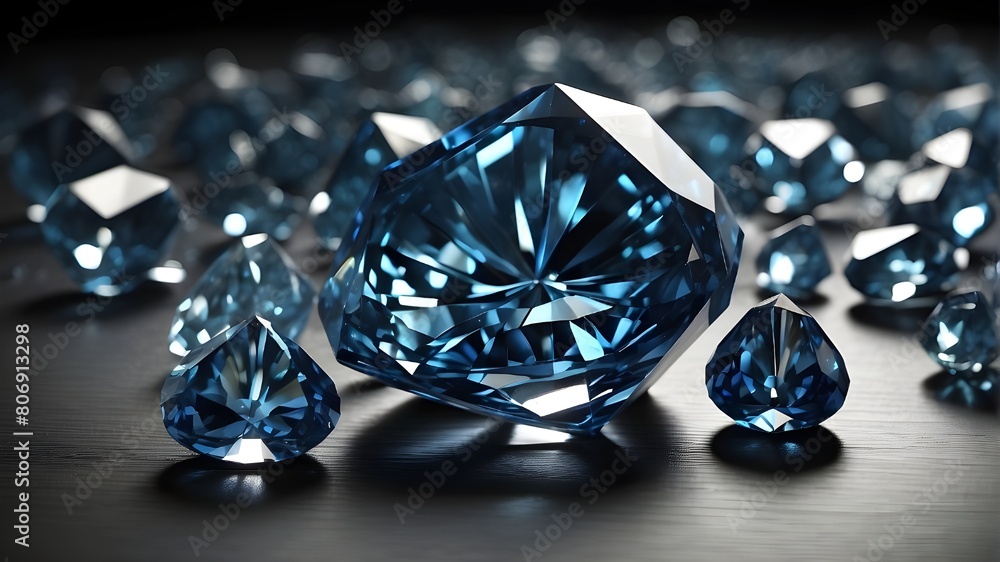 Brilliant Diamond Jewelry Luxury Gemstone with a Shiny Blue Crystal, Precious Gemstones Isolated Diamond with Shimmering Light and Luxury, Fashionable Jewelry Shiny Crystal and Brilliant Gem for Elega Brilliant Diamond Jewelry Luxury Gemstone with a Shiny Blue Crystal, Precious Gemstones Isolated Diamond with Shimmering Light and Luxury, Fashionable Jewelry Shiny Crystal and Brilliant Gem for Elega