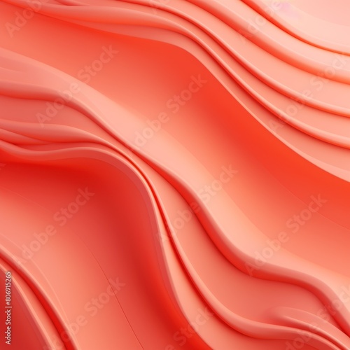 Coral panel wavy seamless texture paper texture background with design wave smooth light pattern on coral background softness soft coral shade