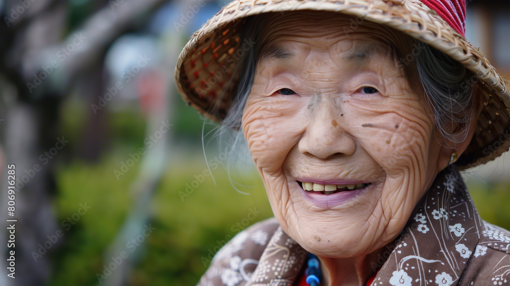 笑顔 日本の老人