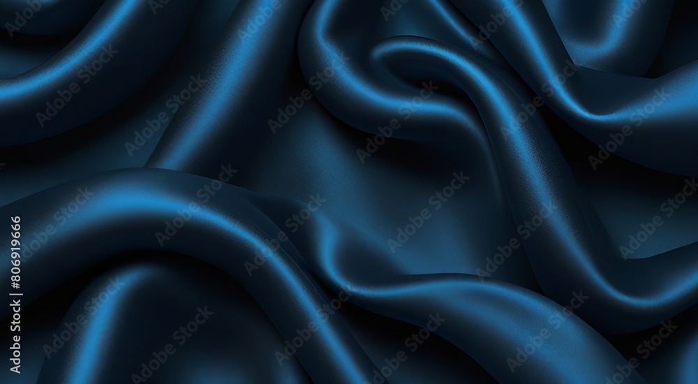 Obraz premium smooth elegant Blue satin texture abstract background