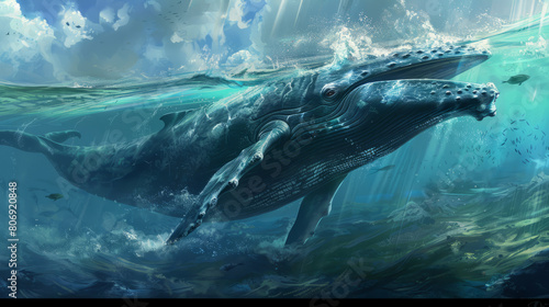 A big whale © Itsaraporn
