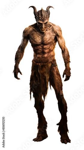 PNG Demon costume adult white background.