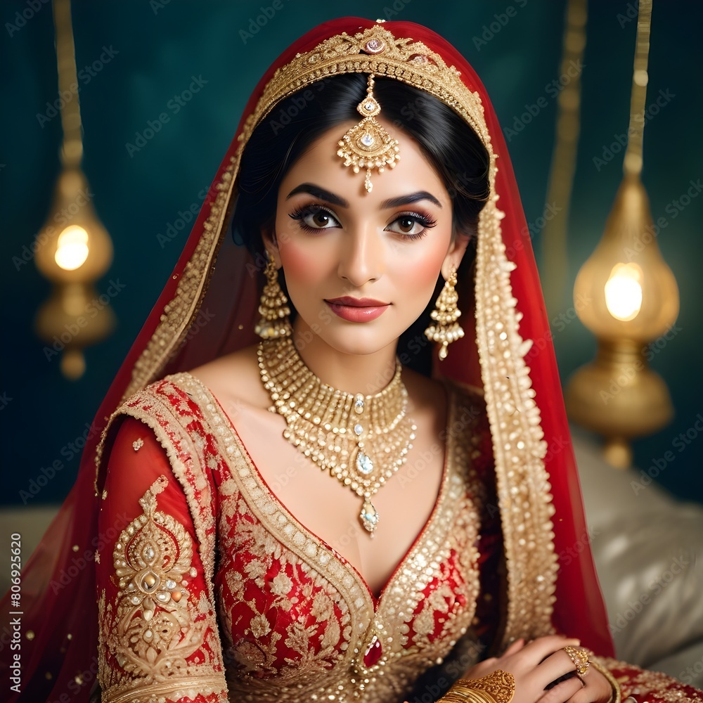 beautiful bridle pakistani and indian model