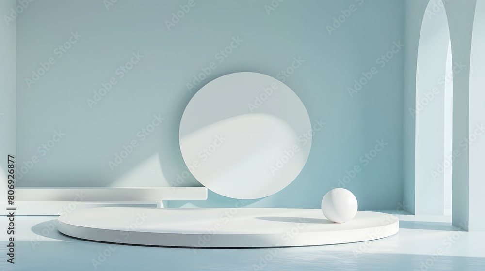 3d product unique platform in minimalistic style 3d product unique platform in minimalistic style