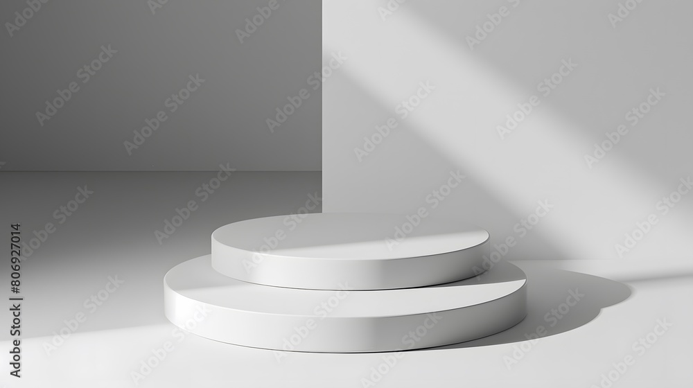 Fototapeta premium 3d product unique platform in minimalistic style