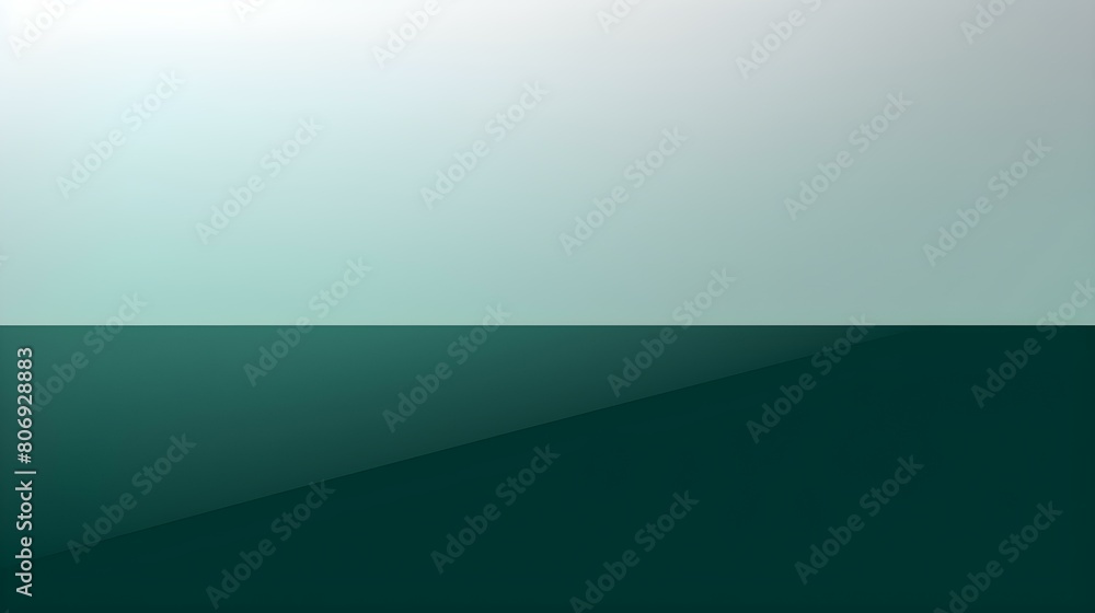 Obraz premium Simple Presentation Background in dark green and white Colors