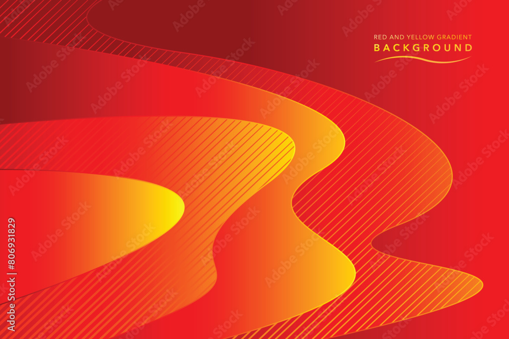 red and orange gradient background wavy and flow shadow design red and orange gradient background wavy and flow shadow design