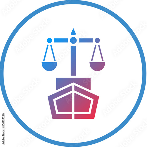 Maritime Law Icon Style