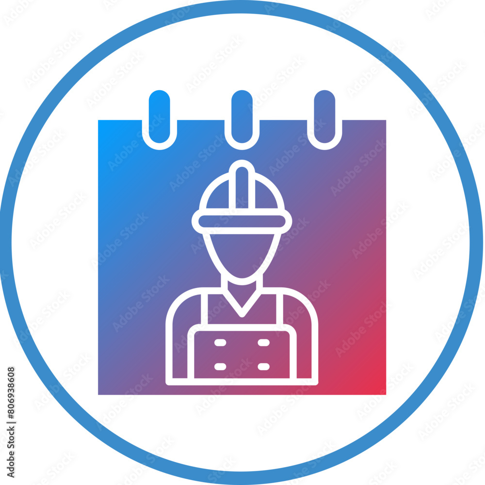 Obraz premium Labour Day Icon Style