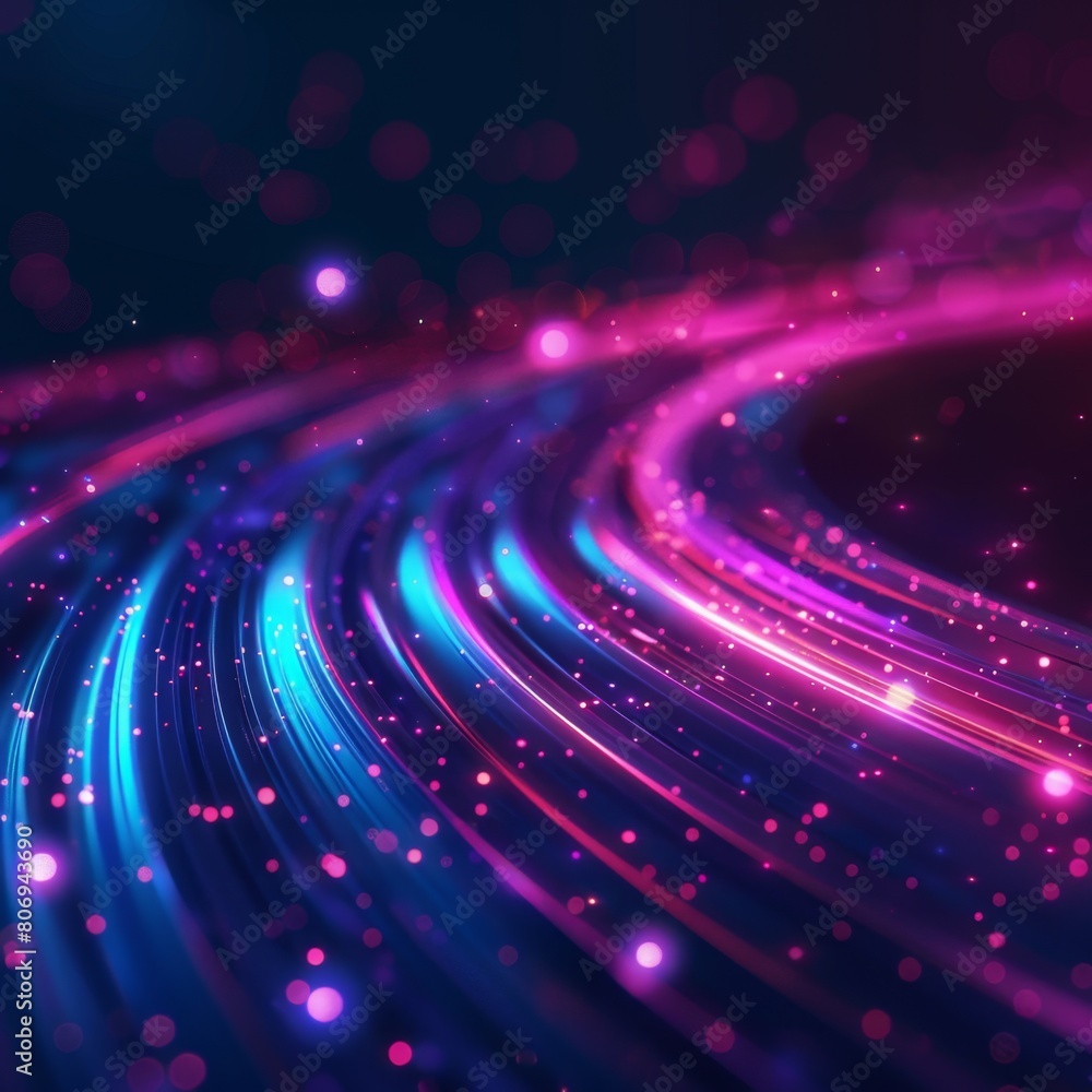 Obraz premium Light trails Background Illustration