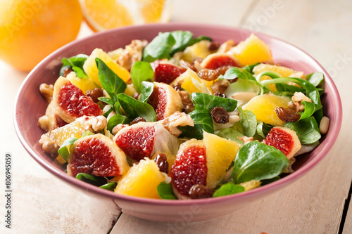 dried fruit salad with orange and figs