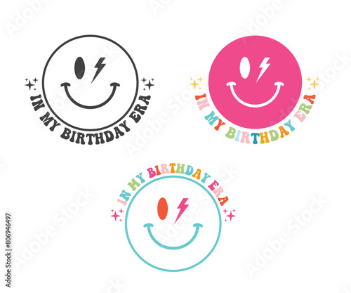 In my birthday era svg, Birthday shirt svg, In My Birthday Era Svg Bundle, Swiftie
