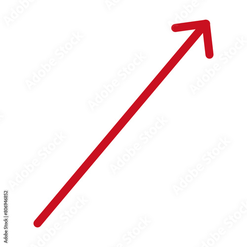 Red Arrow Red Skinny Arrow Red Normal Arrow Minimal Arrow Isolated Arrow PNG
