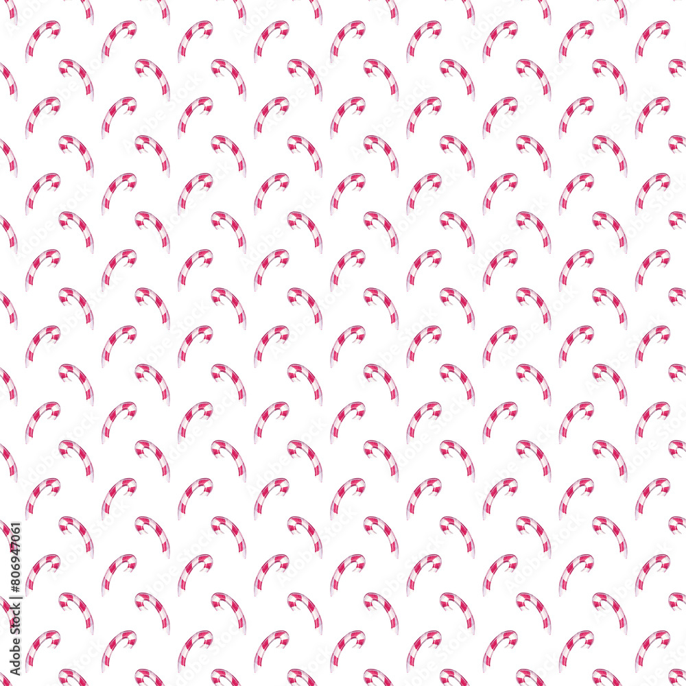 Striped candies in retro style. Artistic textiles. Christmas background. Cartoon seamless wallpaper. New Year party. Ideal for holiday packaging, textiles and wallpaper Striped candies in retro style. Artistic textiles. Christmas background. Cartoon seamless wallpaper. New Year party. Ideal for holiday packaging, textiles and wallpaper