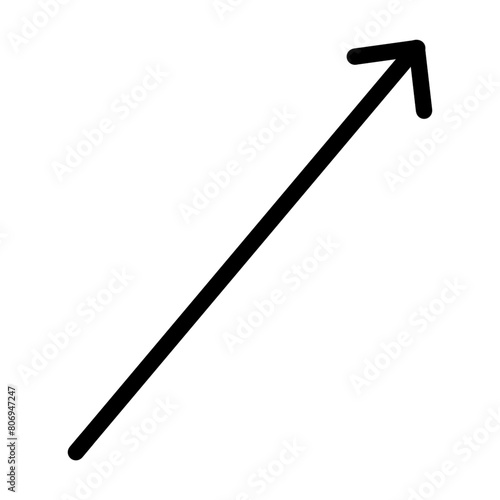 Black Arrow Black Skinny Arrow Black Normal Arrow Minimal Arrow Isolated Arrow PNG