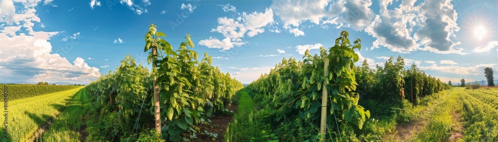 Field captures ripe harvest for excited brewers