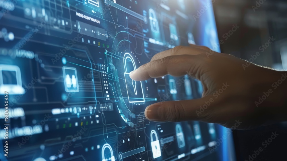 Implement network security protocols including antivirus and firewall protection to guard against cyber hacks and secure personal data online. Implement network security protocols including antivirus and firewall protection to guard against cyber hacks and secure personal data online.