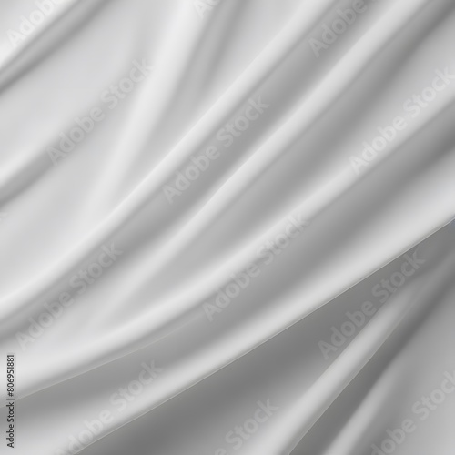 White fabric with soft, flowing folds and creases