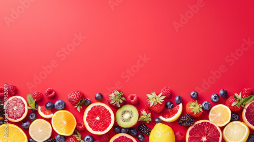 Berry Fresh Fiesta: A Mockup Medley of Luscious Selections