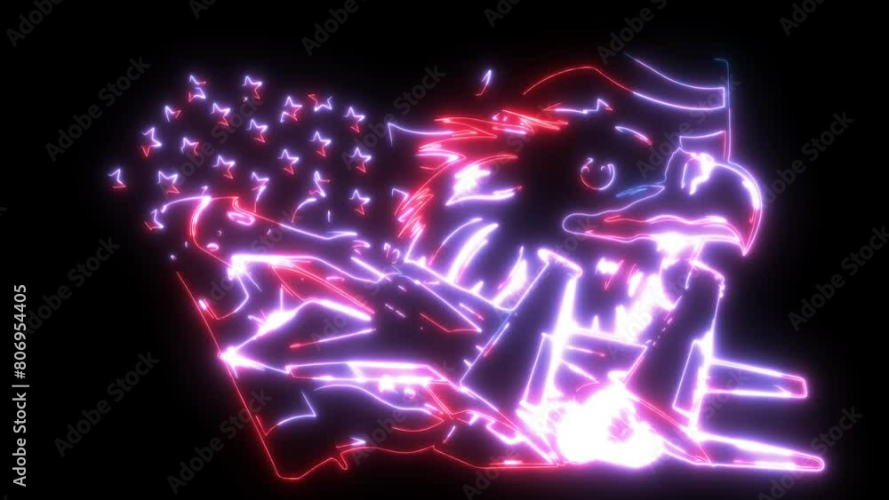 Military fighter jets with eagle and american flag Military fighter jets with eagle and american flag