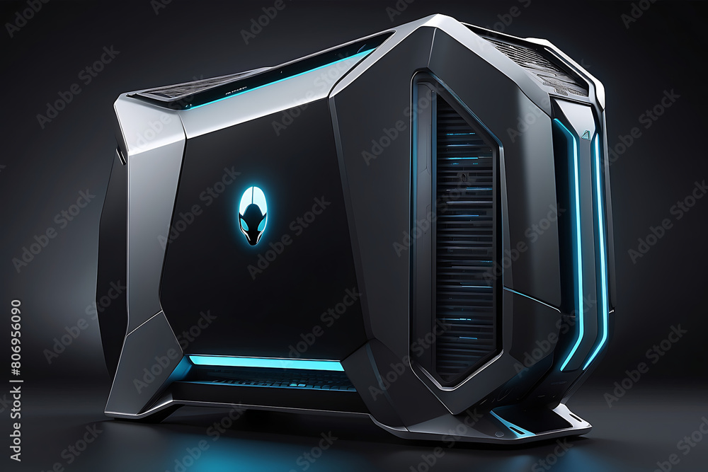 Advanced Custom Gaming PC Concept Design Next Generation Futuristic ...