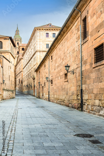 The Company Street in Salamanca  Spain
