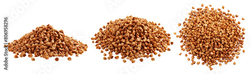 Canvastavla Buckwheat isolated on white background, full depth of field