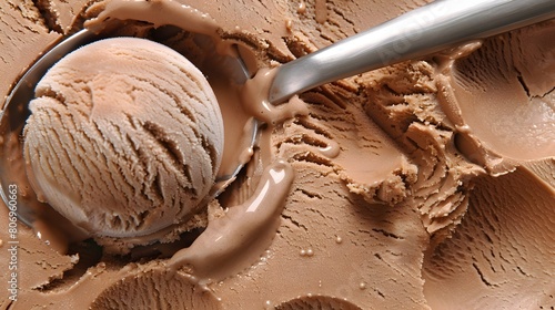 delicious and tasty chocolate ice cream