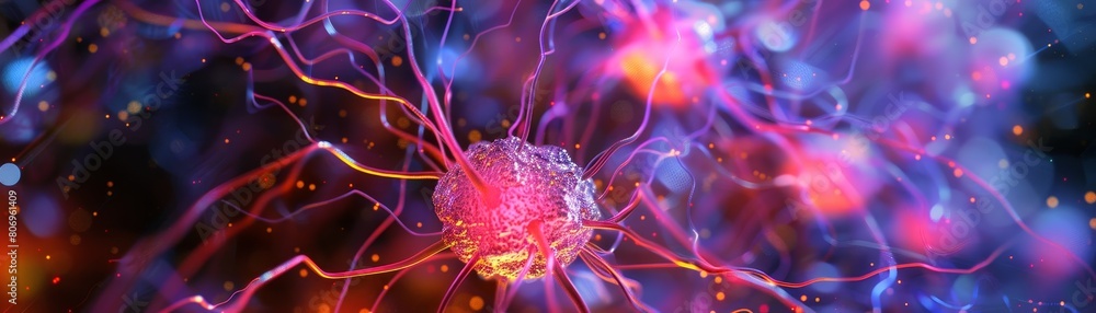 Obraz premium Neuroimaging breakthroughs in neuroscience explore