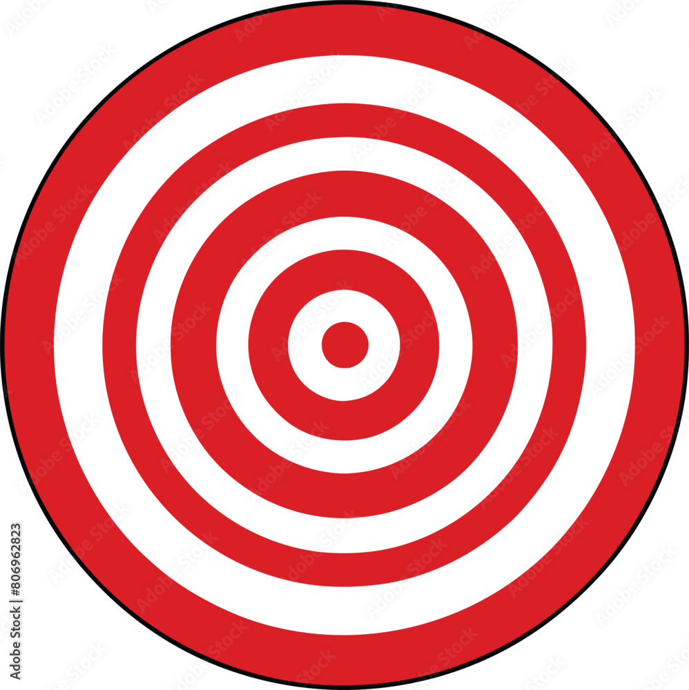 red dart target logo vector illustration, red dart target logo vector illustration,