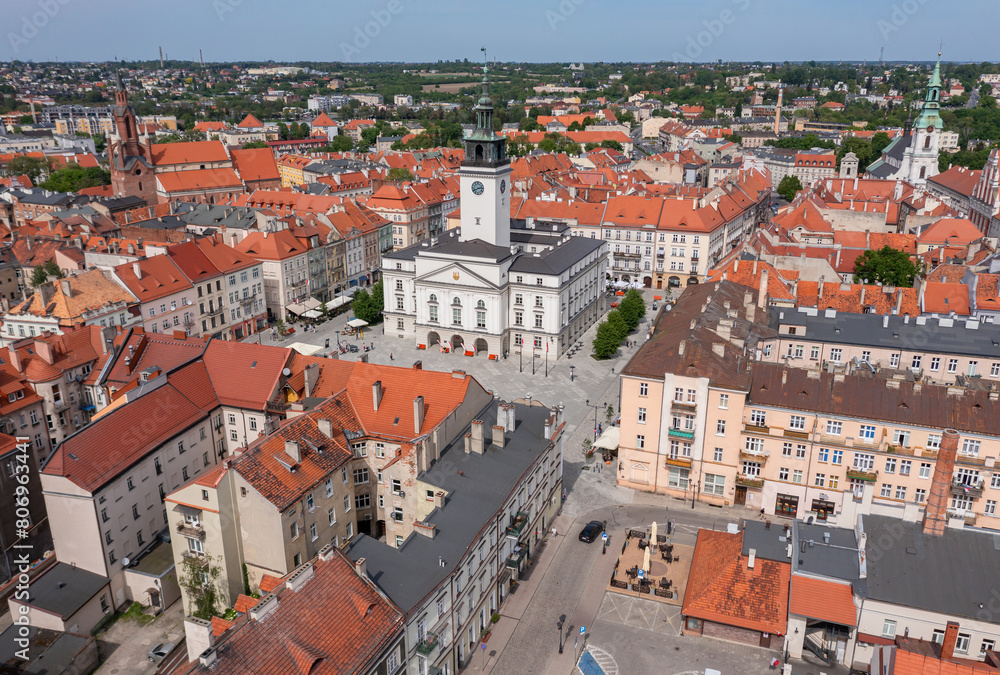 Rynek Główny i ratusz w Kaliszu