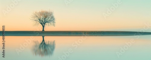 Ethereal Solitary Silhouett...