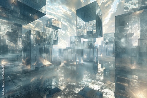 Vibrant, otherworldly forms defy physics in a breathtaking glimpse of the 10th dimension's intricate geometry.
